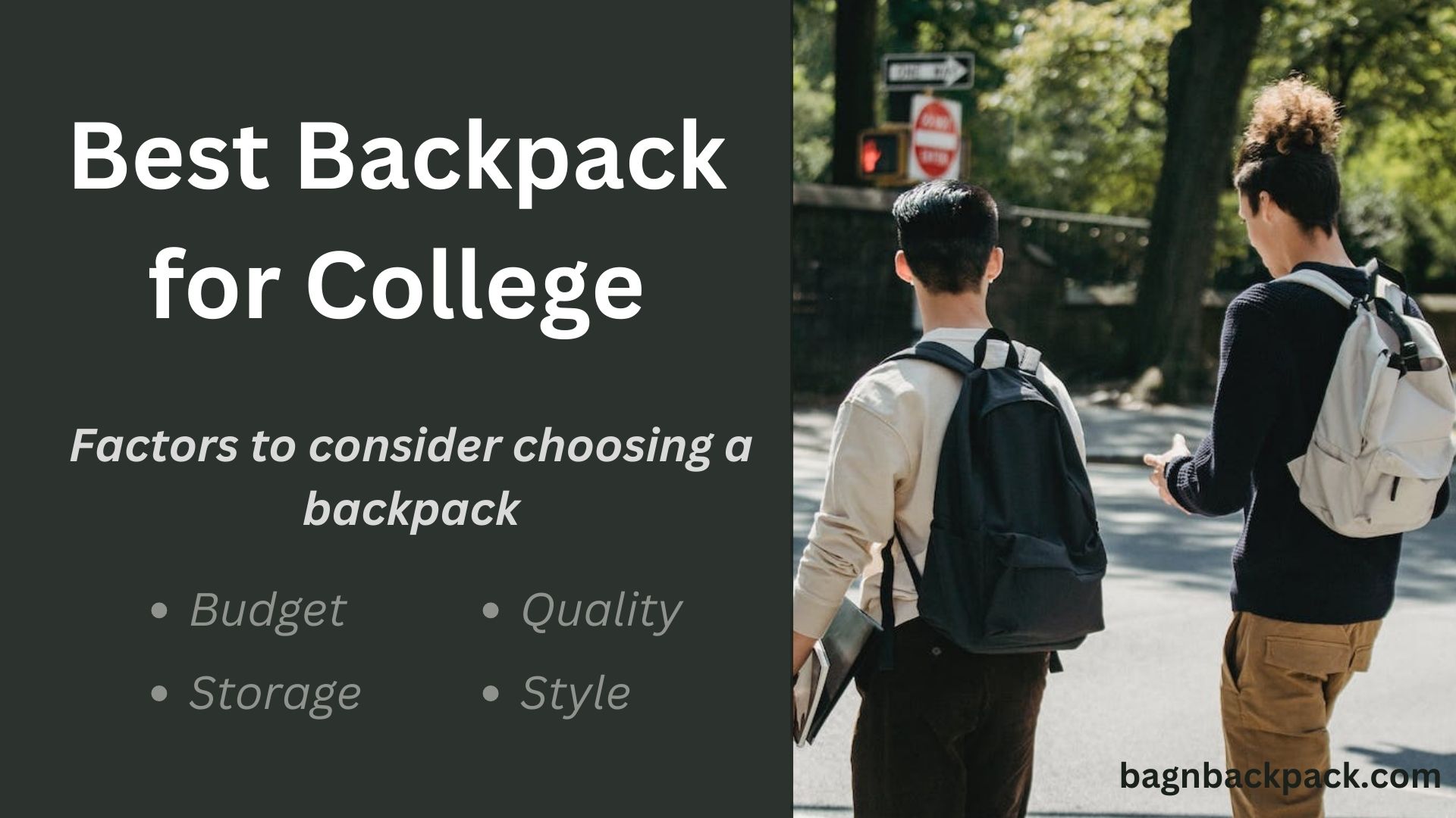Best Backpack for college