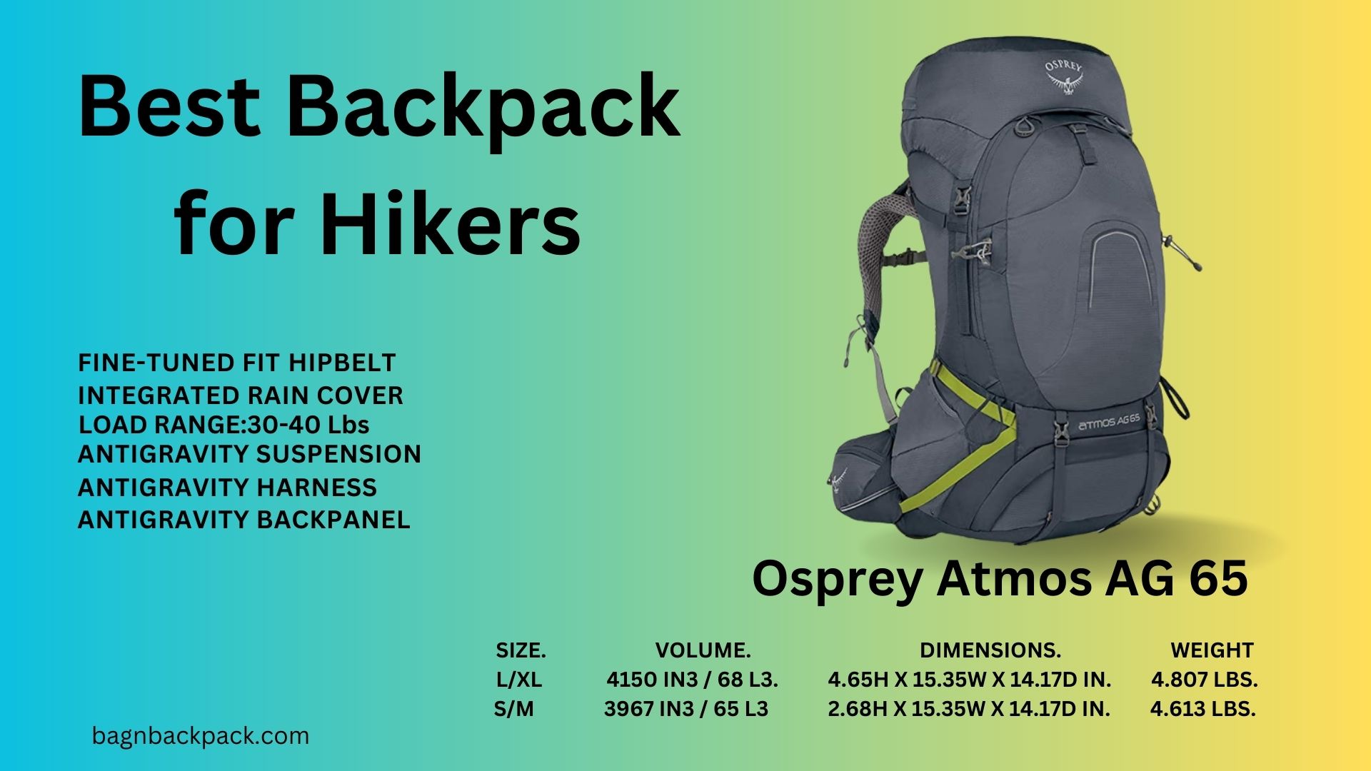 Best Backpack for Hikers