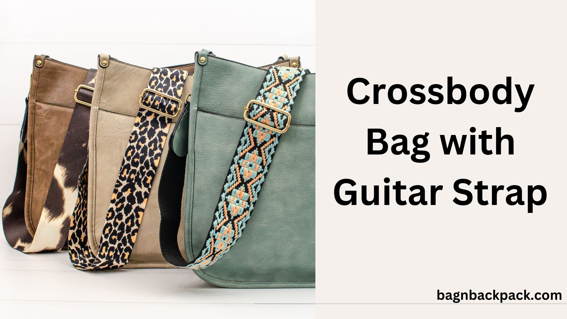 crossbody bag with guitar strap