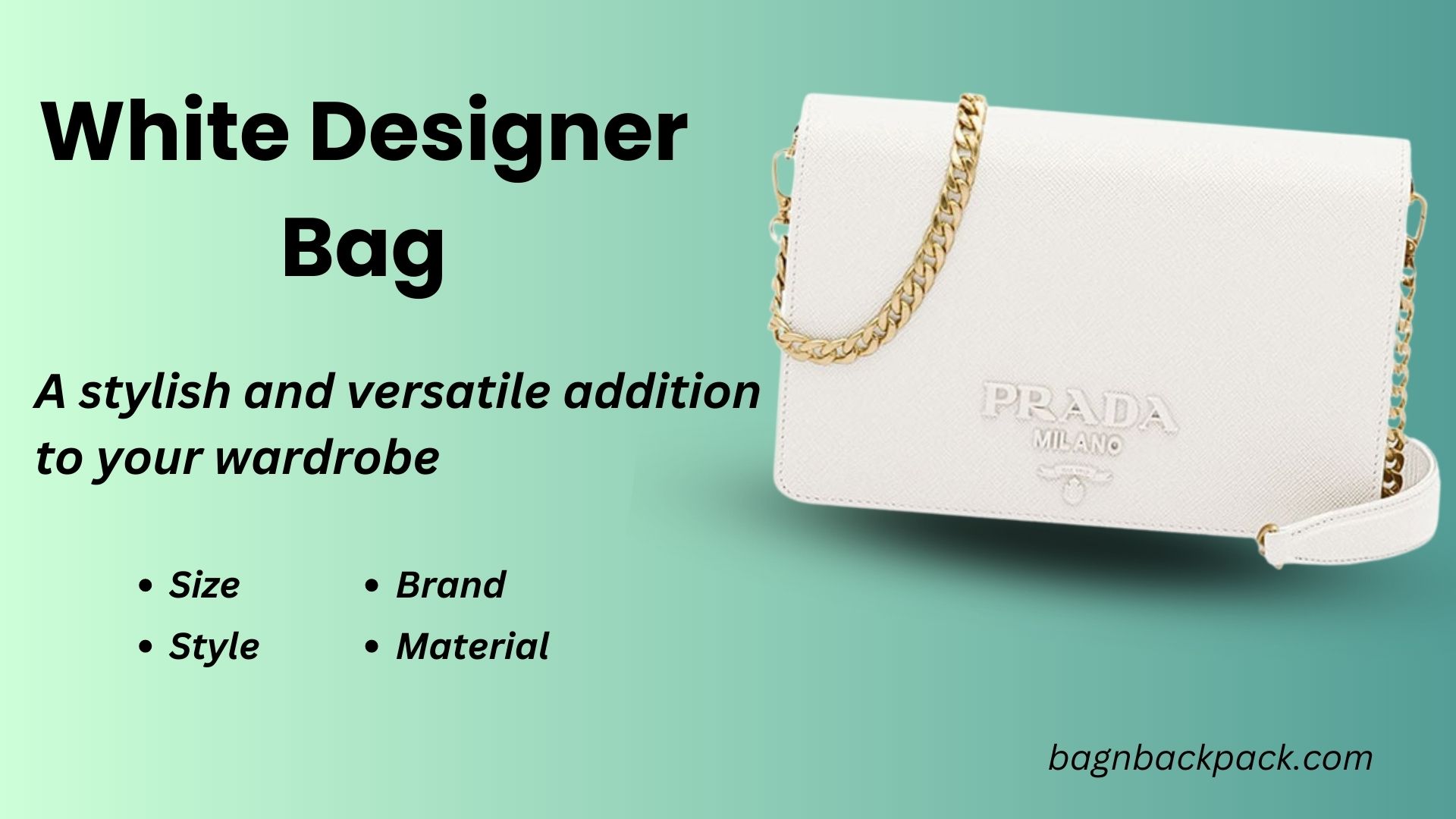 White Designer Bag